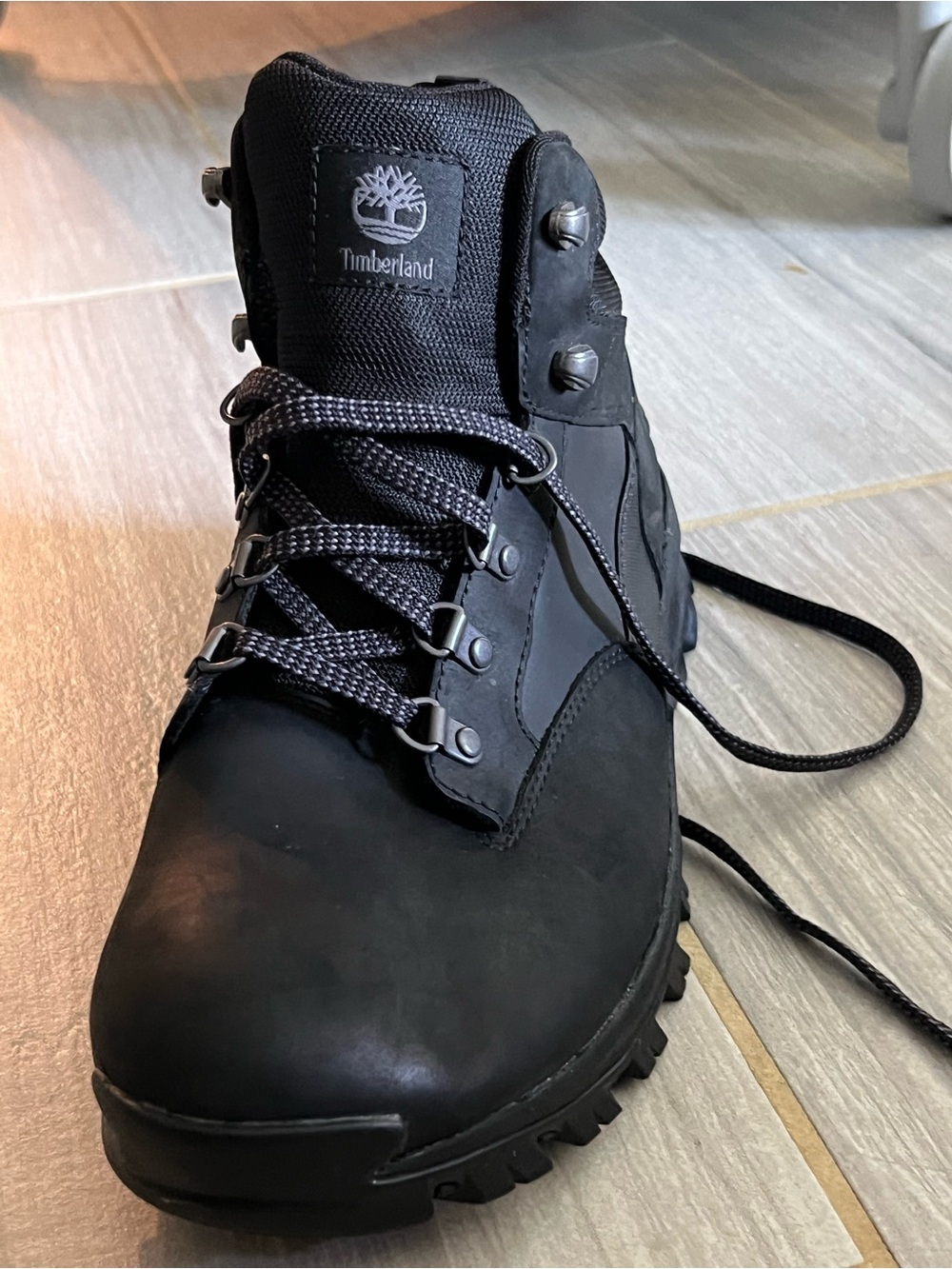 Timberland Men's Black Rugged Trail Boots